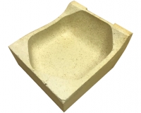Crogioli in ceramica di forma quadrangolare per fusione a cannello