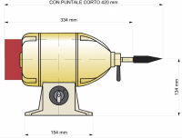 Motori Pulitrice Asincroni Serie P.I.102 di dimensioni ridotte