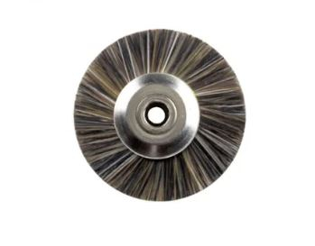 17610646324322-spazzolinooropelocapragrigiocircolarediammm158foromm24unmounteddiscbrushgreygoathair