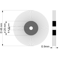 1761216788672-spazzolaorojotacrinedicavallogrigiodiammm48metalhubbrushorod48mm