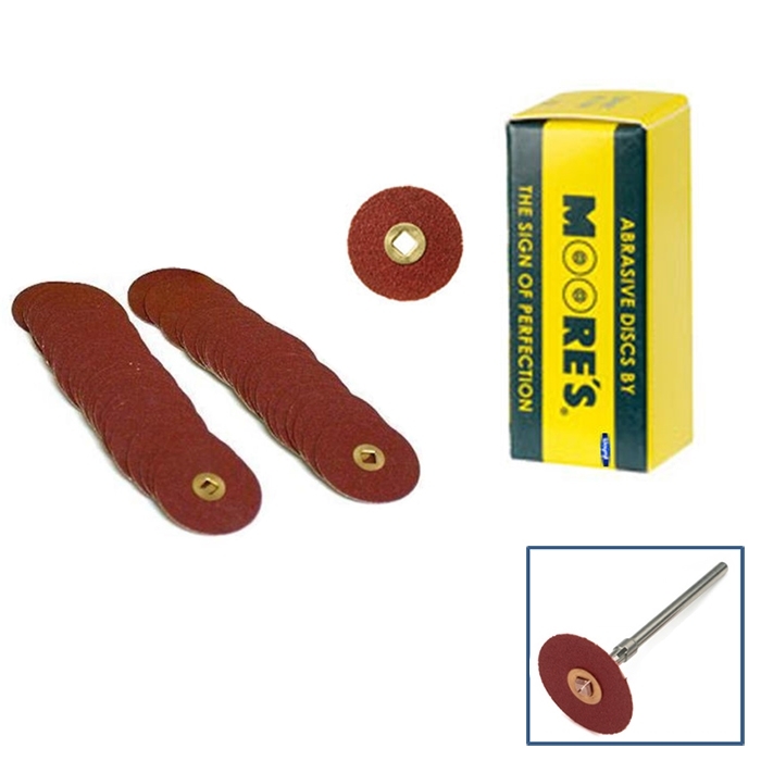 DISCHI IN CARTA SMERIGLIO MOORE'S 3/4" MOORE'S 7/8" ABRASIV DISCS Pelusi