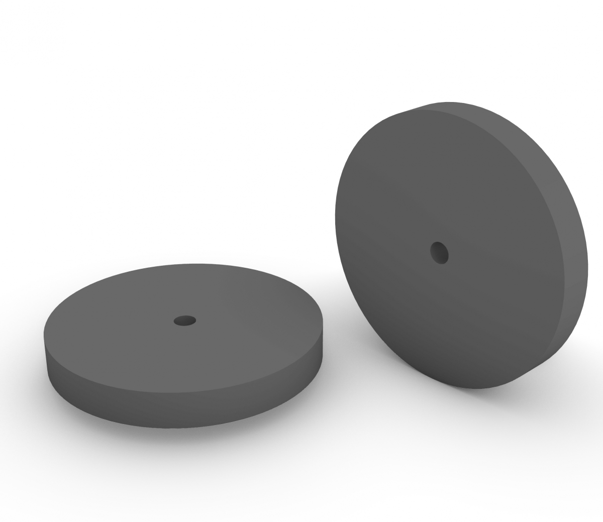 MOLA IN GOMMA ABRASIVA D.74X10 FORO 6 MM - Pelusi