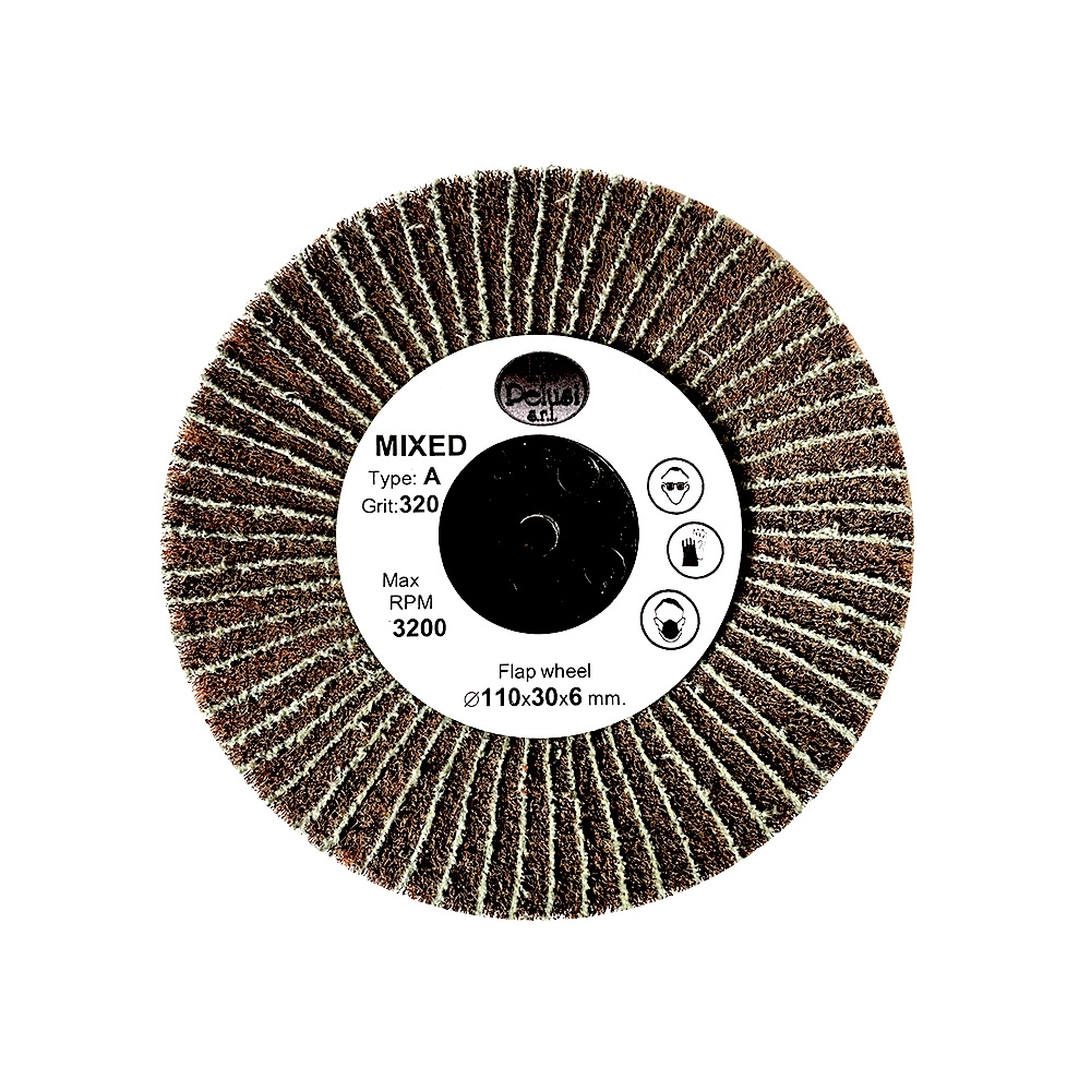 Spazzola Nodo Torto Spazzola A Ruota In Filo D'Acciaio - 125x20 Mm, Per Smerigliatrici Da Banco Utensile Smerigliatrice - Foto 4