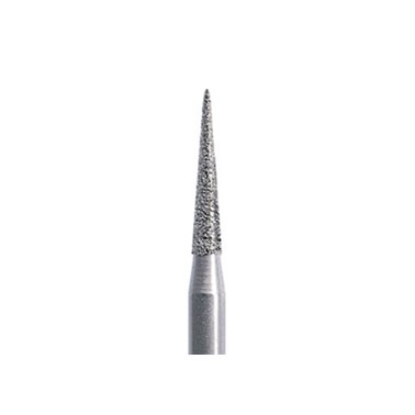 Tufi Profi Premium - Punta fresa diamantata, estremità appuntita