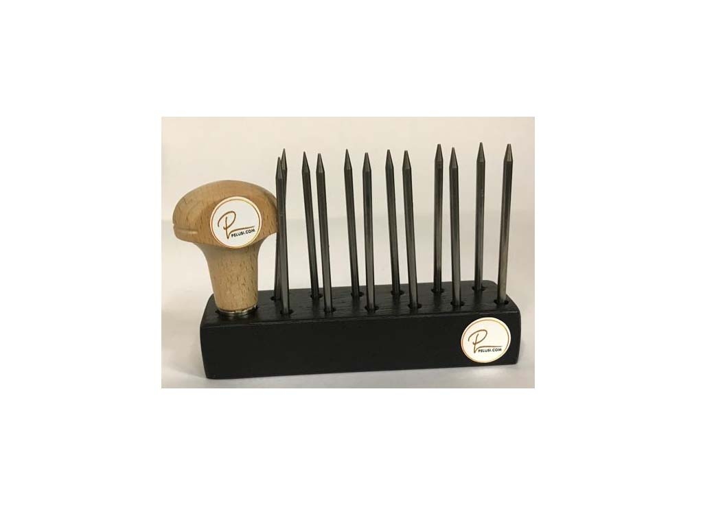 PALETTATORI BEADING TOOL MAILLEFER SET 12 CON MORSETTO PORTAUTENSILI