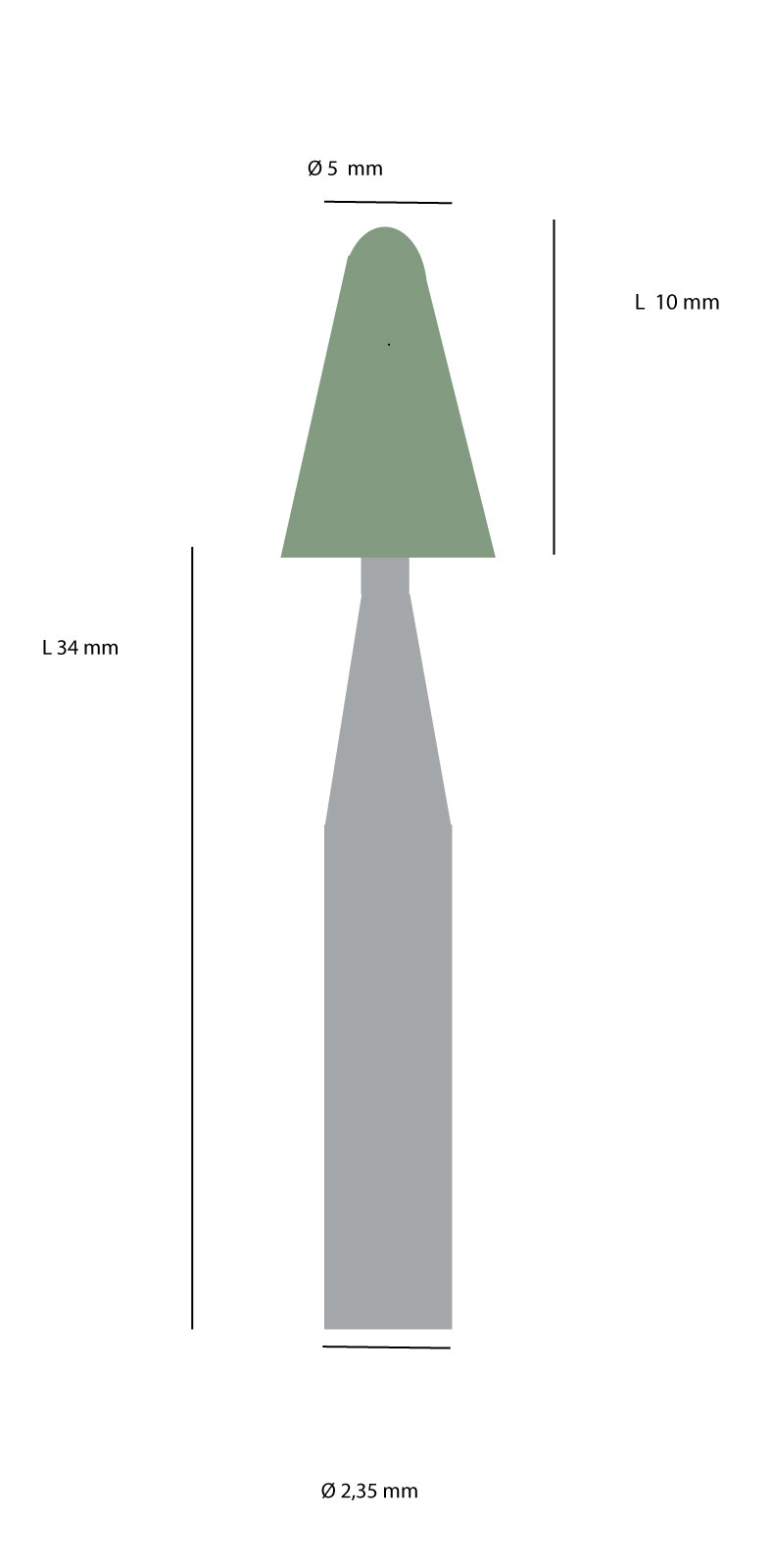 Set 5 Frese Per Legno A Testa Tonda Con Gambo 6 Mm - Punte In Carburo YG6 Per Scanalatura, Bordatura E Intaglio (6, 8, 10, 12, 18 Mm) - 2